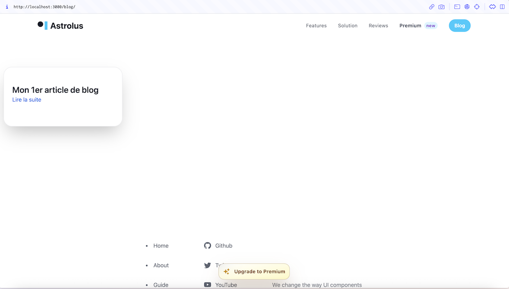 Blog page exists