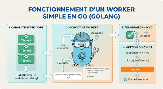 Un Worker Simple en Go